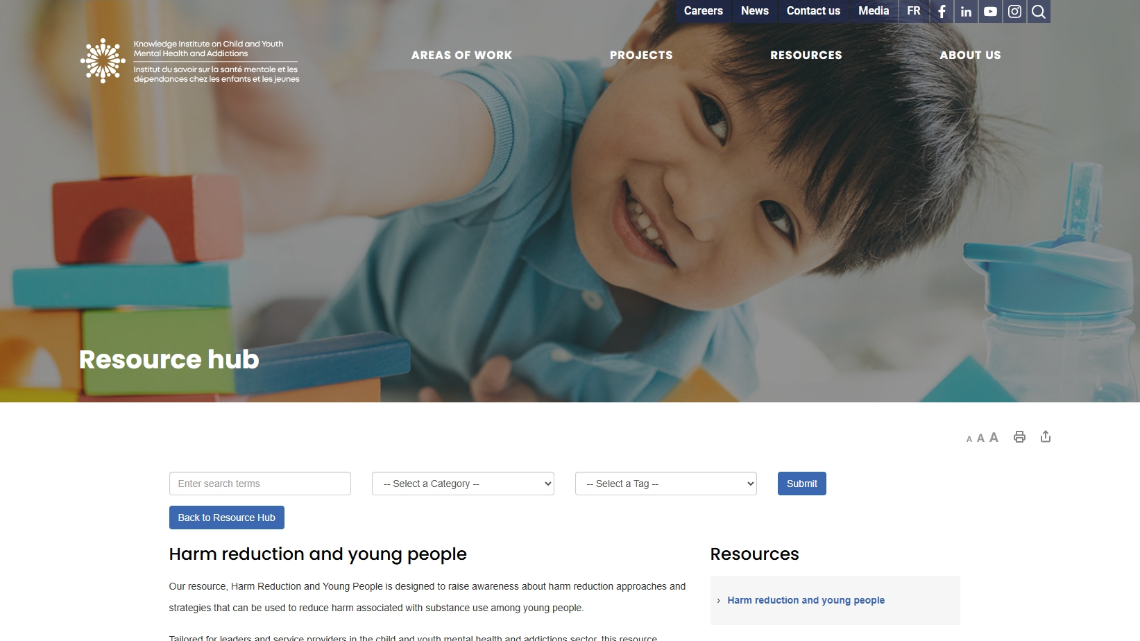 Harm reduction and young people