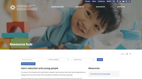 Harm reduction and young people